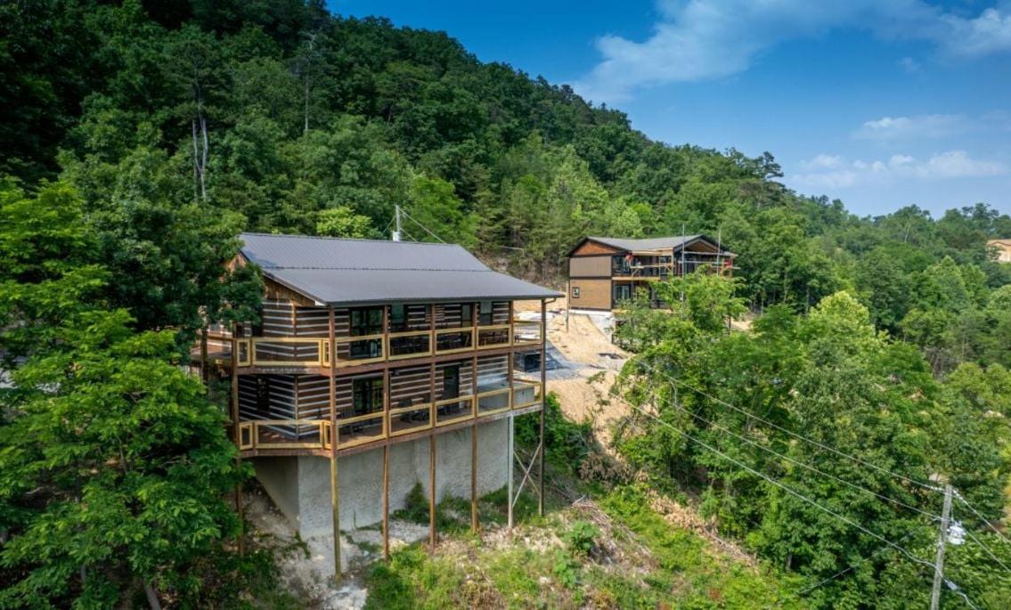 Villa Smoky View With A Twist à Pigeon Forge Extérieur photo