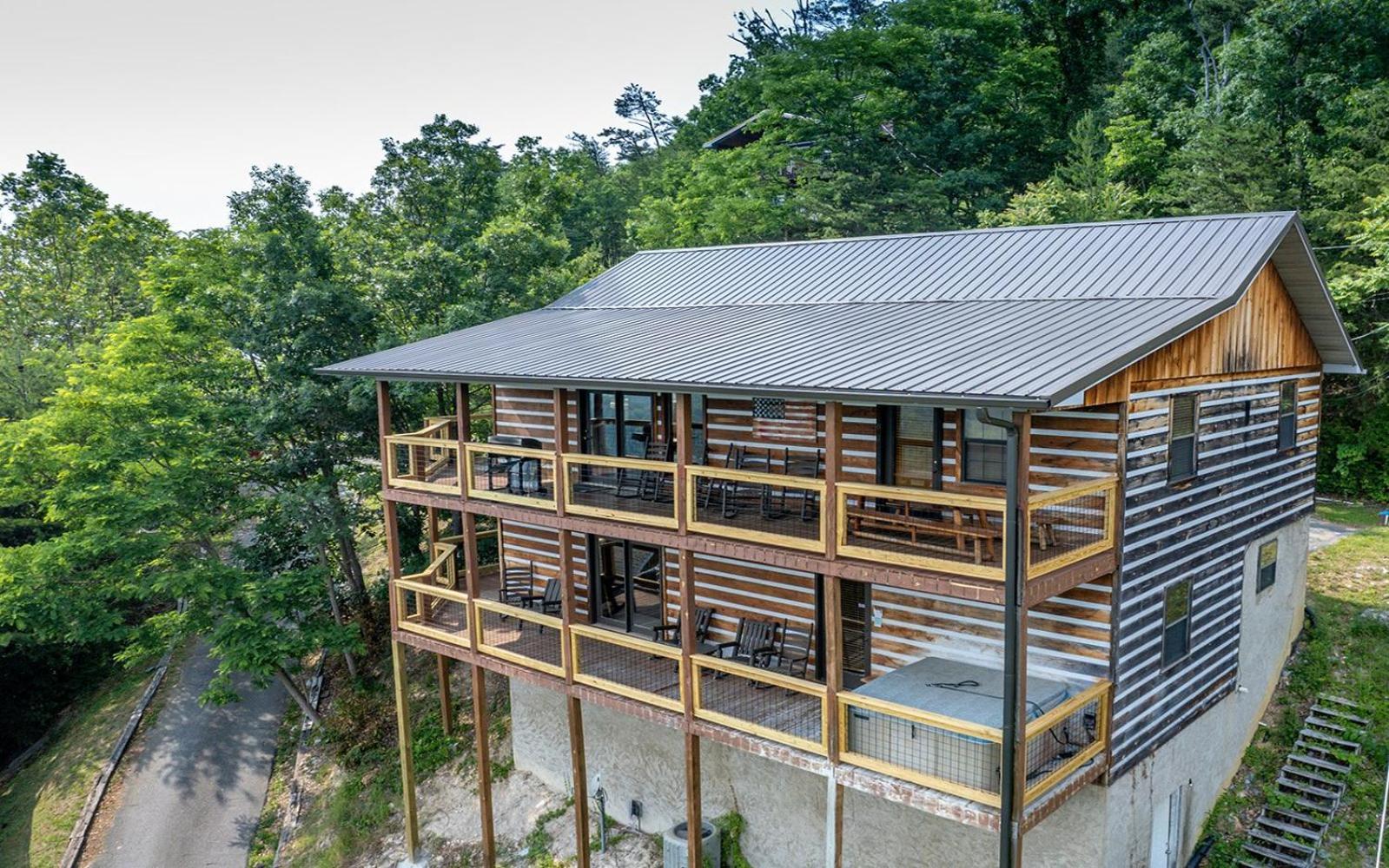Villa Smoky View With A Twist à Pigeon Forge Extérieur photo
